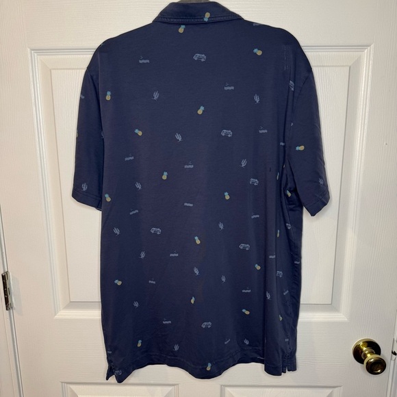 Travis Mathew Happy Thoughts Golf Polo Mens Size Large GUC - Picture 5 of 7